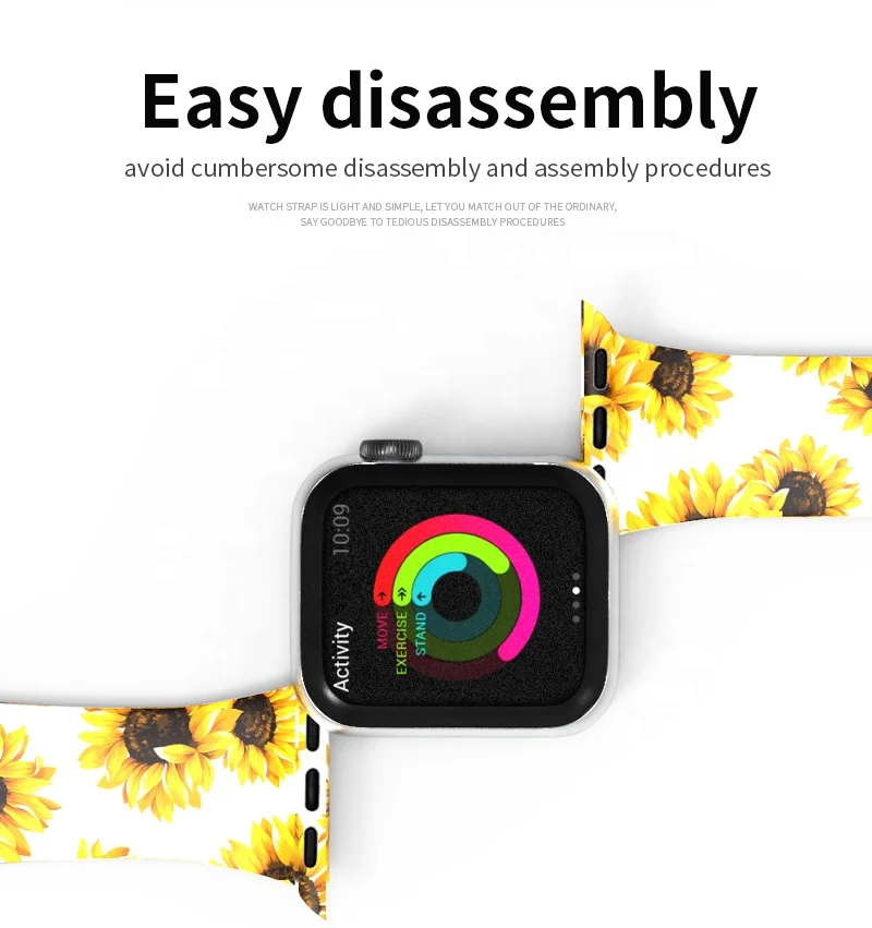 Hmj Christmas Pattern Custom Watch Band Color Printer Strap Wristband