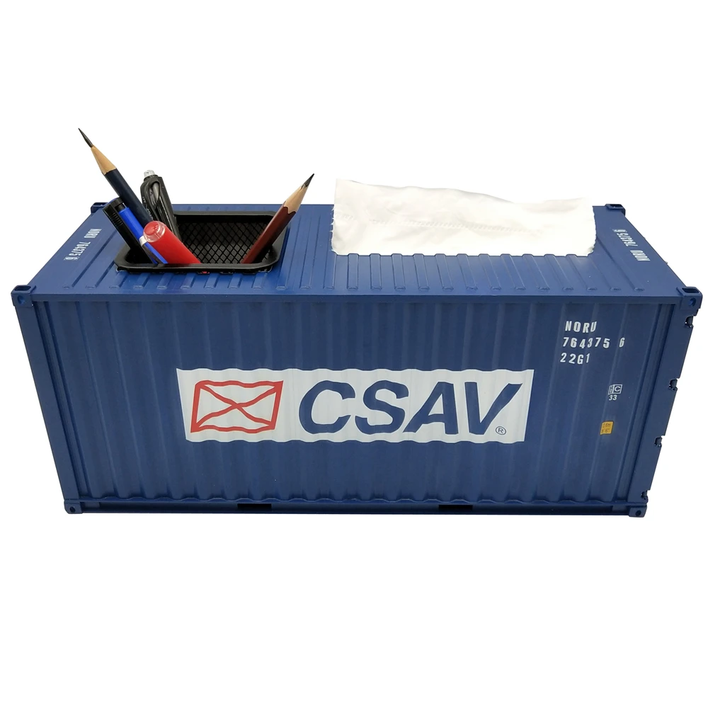 【A】30cm 1:20 NCL logistics container model Pen holder shipping container scale model O.A.S ship model