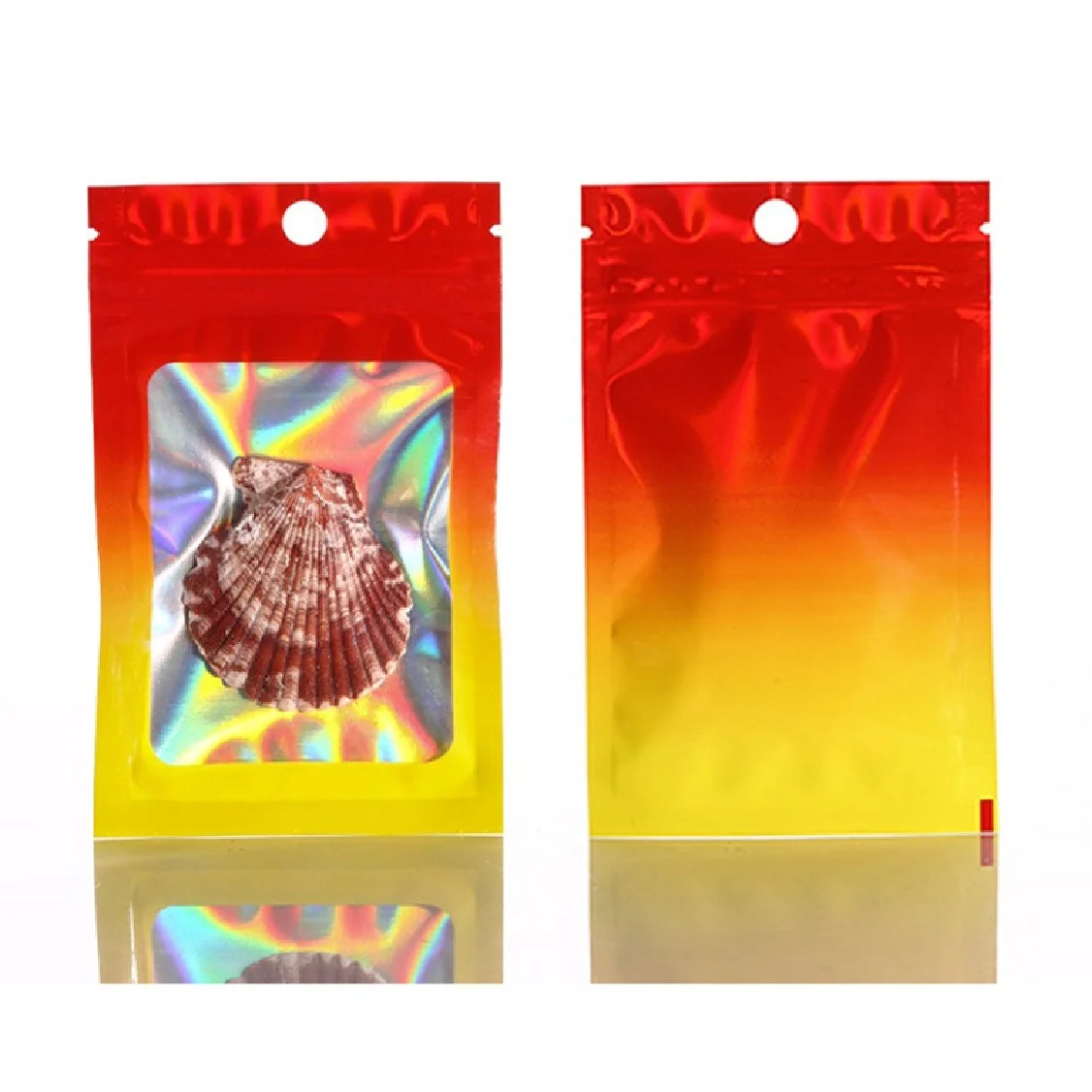 Gradient Bone Bag Aluminum Foil Laser Jewelry Packaging Bag Sealed Bag