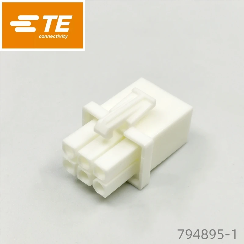 Original Rectangular Power Connector TE 794895-1 AMP Wire-to-Wire 6 Pin ...