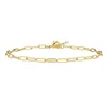 Pulsera de clip dorado