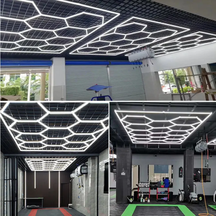 Detailing Light Bar Hexagrid Lighting For Car Wash Station