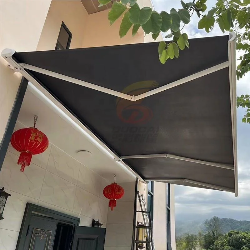 Retractable Prefab Awnings Shade Container Awning Outdoor Stretch Awnings