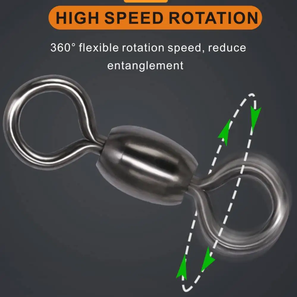 3/0 Line Connector Crane Swivel Saltwater Bulk Stainless Steel Fishing Swivels For Fishing