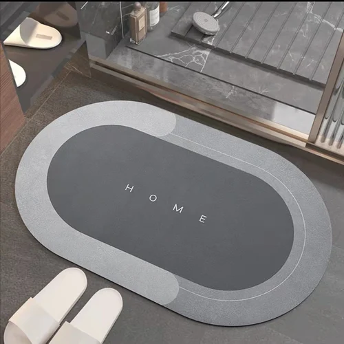 Household items soft diatomite mat fast drying bath mat water absorbing