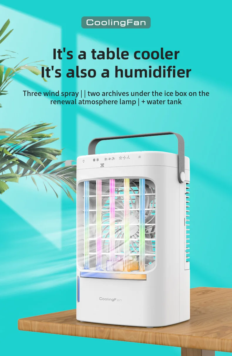 Desktop Small Air Conditioner, USB, Portable - detail 4