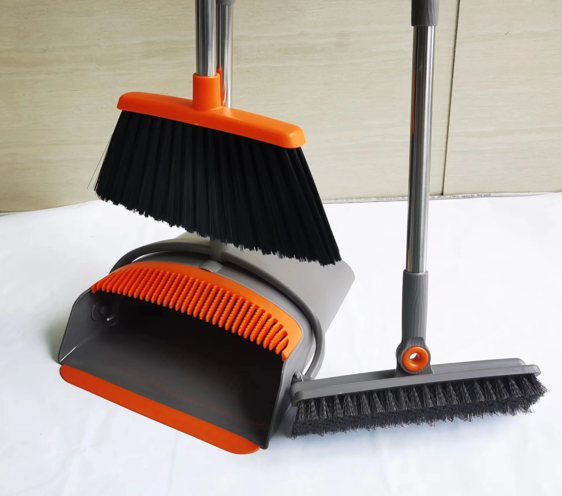 Magic Broom Duspan Combo Telescopic Long Handle Folding Windproof Broom