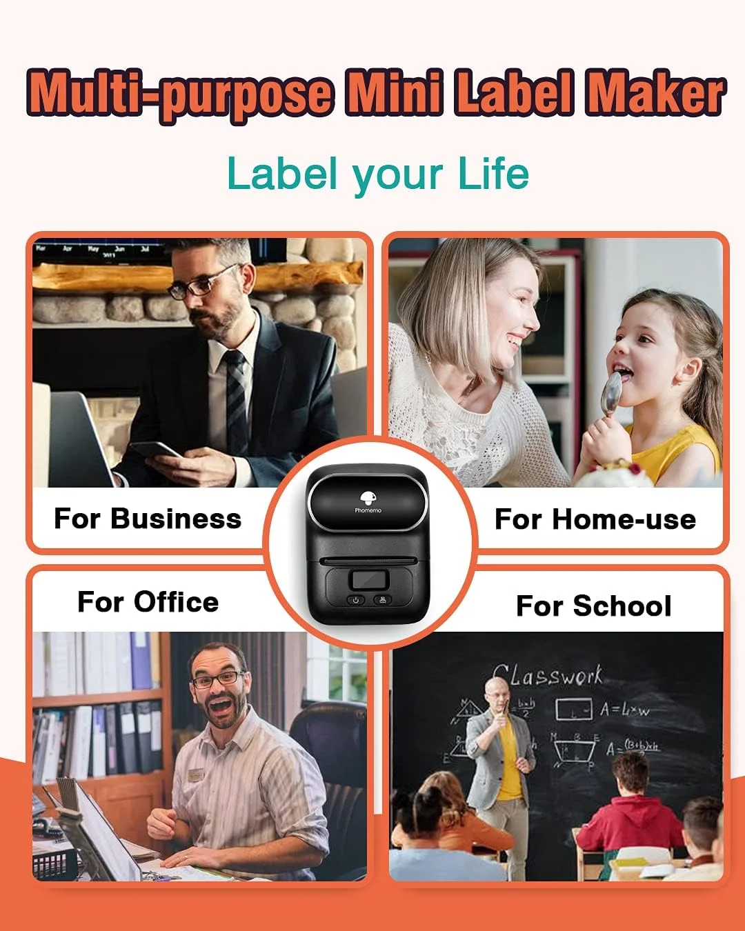 Barcode Sticker Generator Machine Instax Mini Film Phomemo M110 Bluetooth Thermal Label Printer - Mini ...