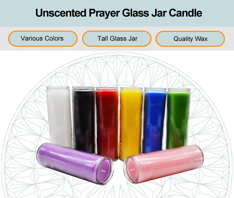 Wholesale 7 Day Mega Glass Rainbow Color Devotional Religious Prayer