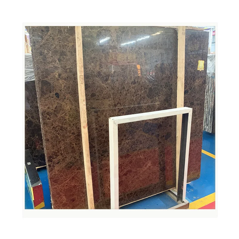 product elegant spain emperador dark brown marble slab kitchen countertop  flooring  interior decoration-0