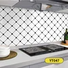 Yt047 rejilla negra diamante-60cm*300cm