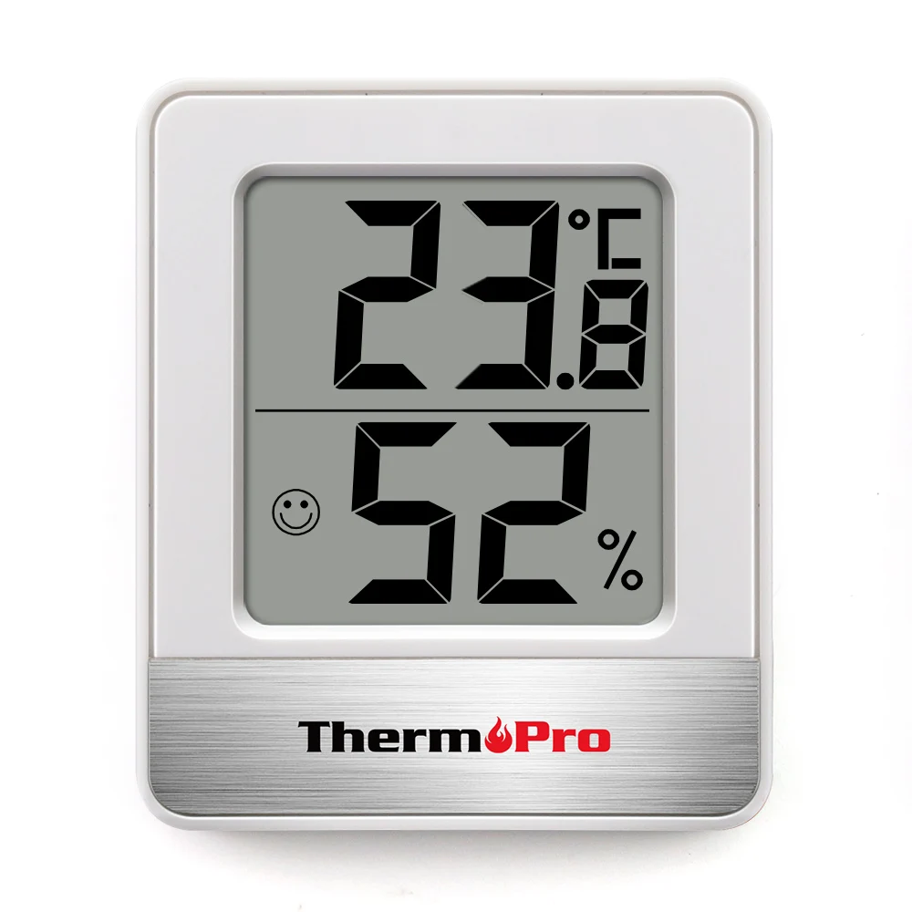 ThermoPro TP49 2 Pieces Digital Hygrometer Indoor Thermometer