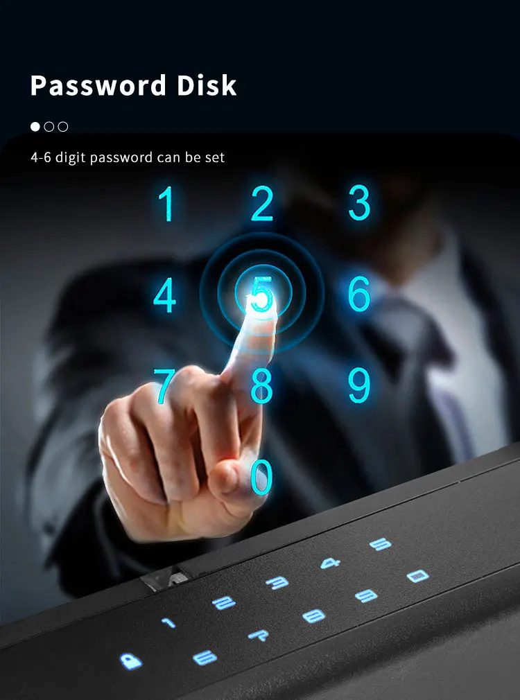 CEQSAFE Quick Open with Fingerprint Digital Safe Box Biometric Gun Safe factory