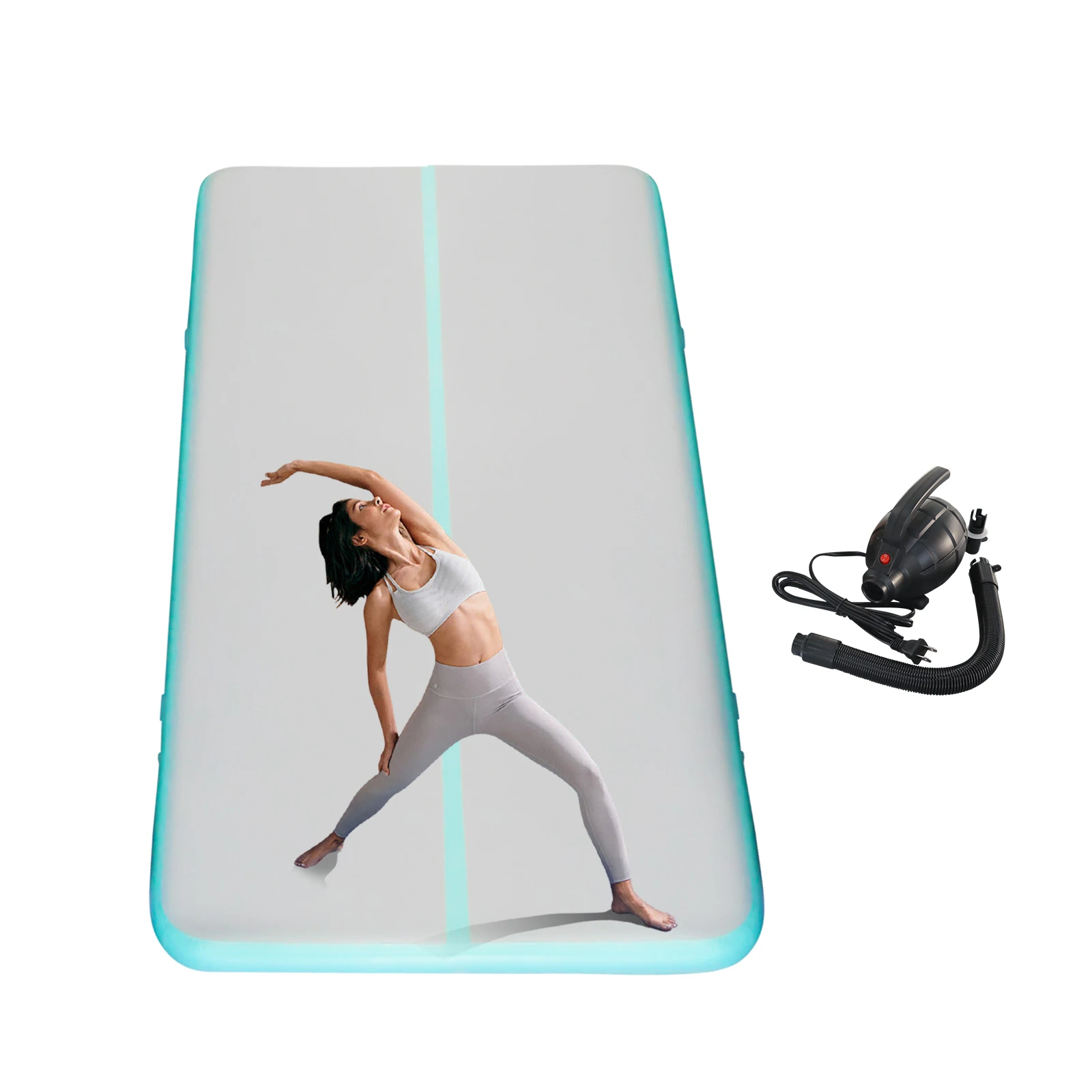 Custom 2-16M Inflatable Air Track Taekwondo Gymnastics Mattress Outdoor 10-20FT Fitness Airtrack Equipment Mattress