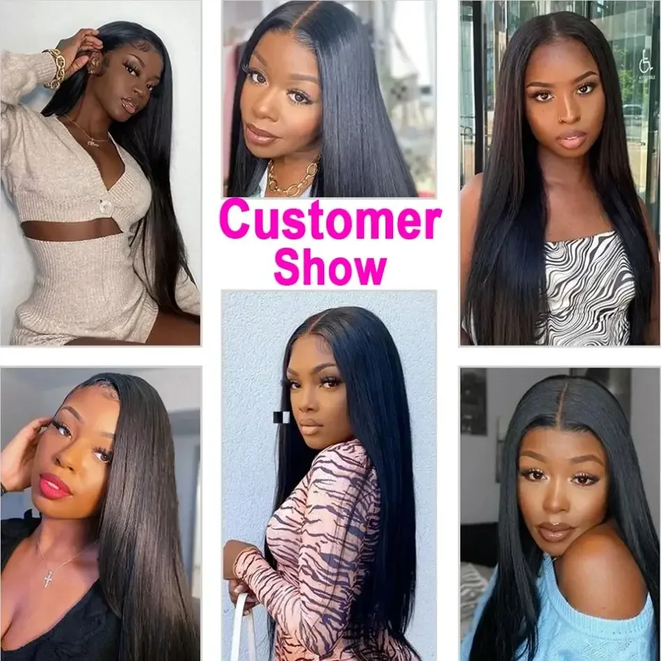 Glattes Echthaar-Bündel, natürliche schwarze Frauen, Rohhaar-Extensions, 10-30 Zoll_voghion.com