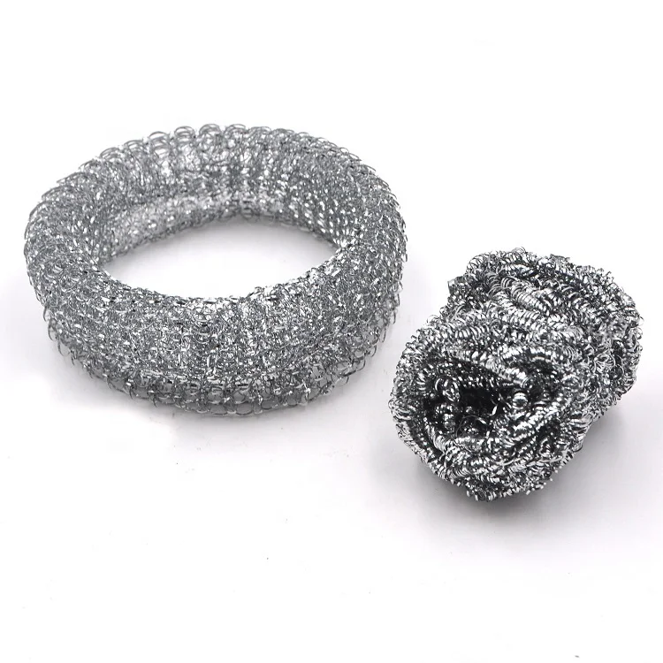 Низкая цена, кухонный шарик для очистки из нержавеющей стали, оцинкованная сетчатая Мочалка для чистки кухни