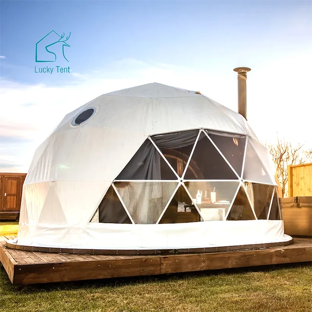 Luxury Transparent Dome Gazebo Tent Outdoor Garden Igloo Dome Tent Geodesic Glamping House For Sale