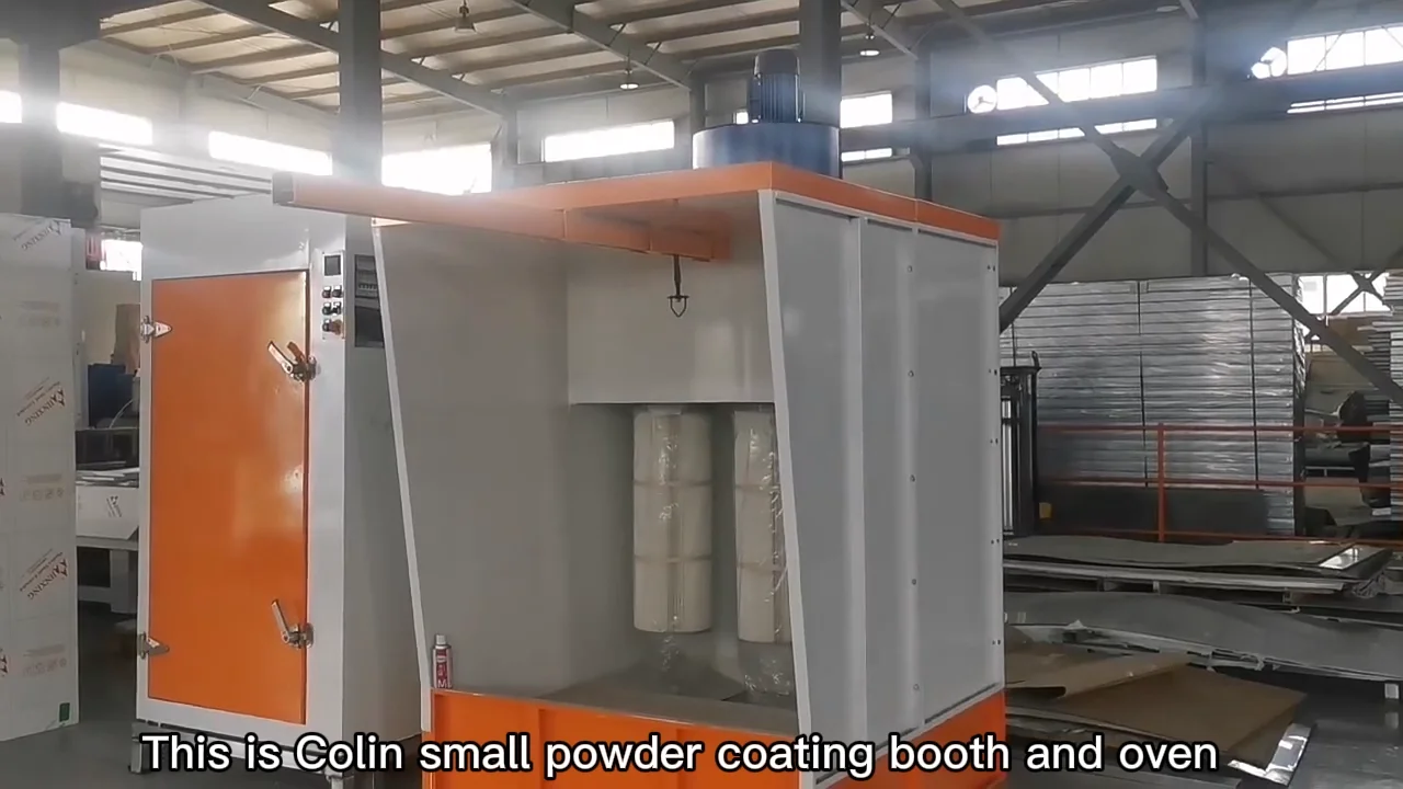 Colin Small Manual Powder Coating Spray Booth For Sale Buy Filter