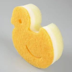 Shaped Duck Animal Shape Kitchen Cleaning Sponge Household Tools