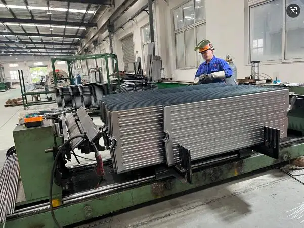 transformer corrugated fin radiator