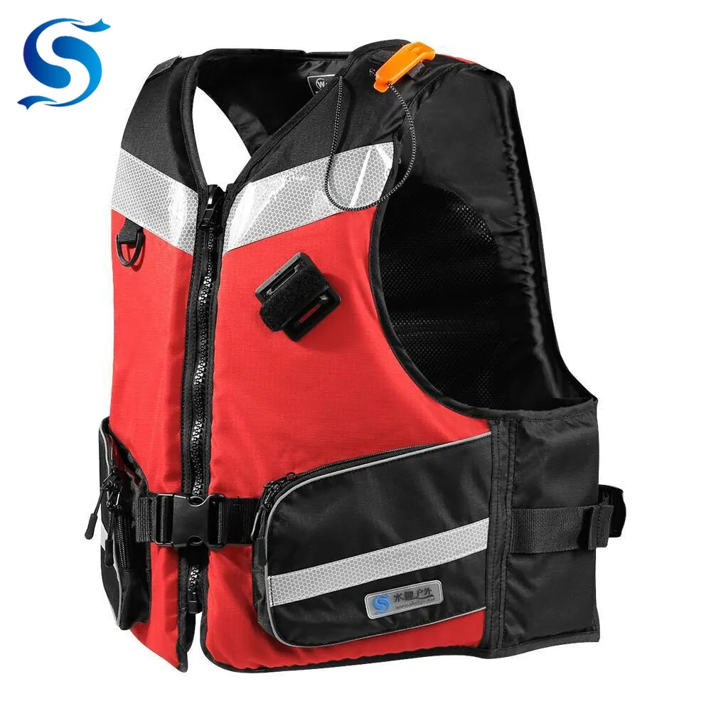 Спасательный жилет Waterfun из ПВХ-пены для морского каякинга, рыбалки, дрифтинга, спасательный жилет для водных видов спорта
