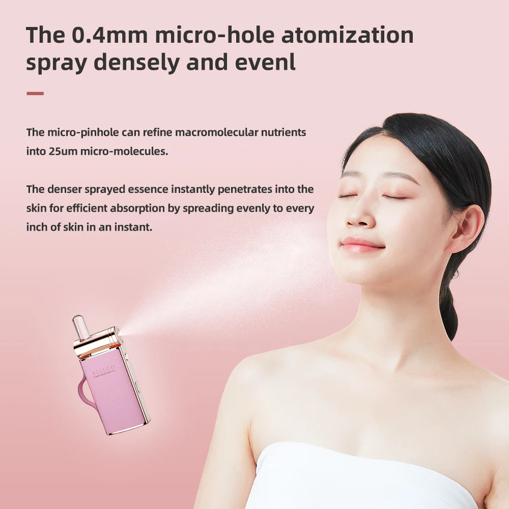 Cordless High Pressure Facial Oxygen Injection Skin Care Moisturizer ...