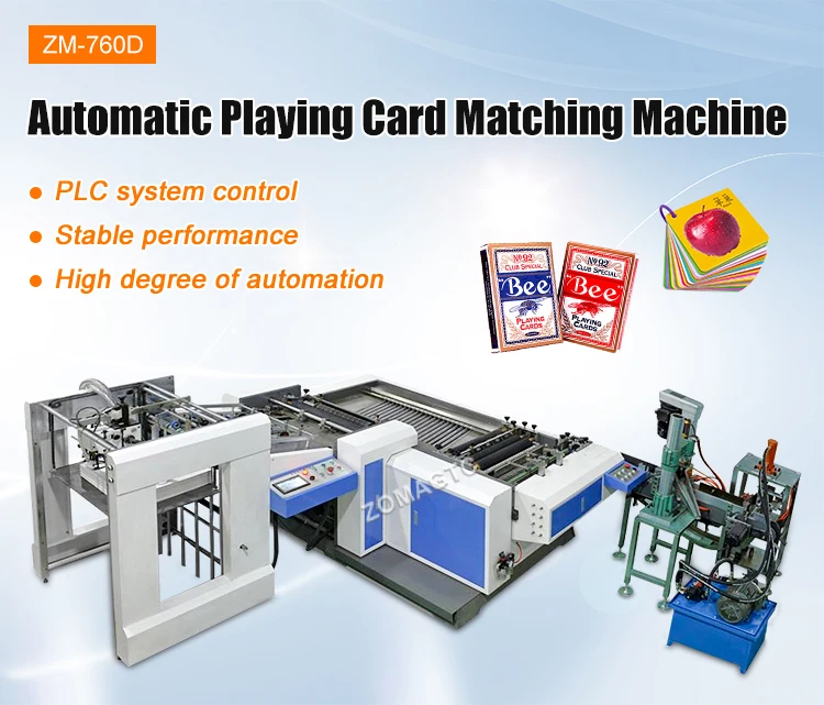 Automatic Playing Card Making Machine Playing Cards Die Cutting Cutter