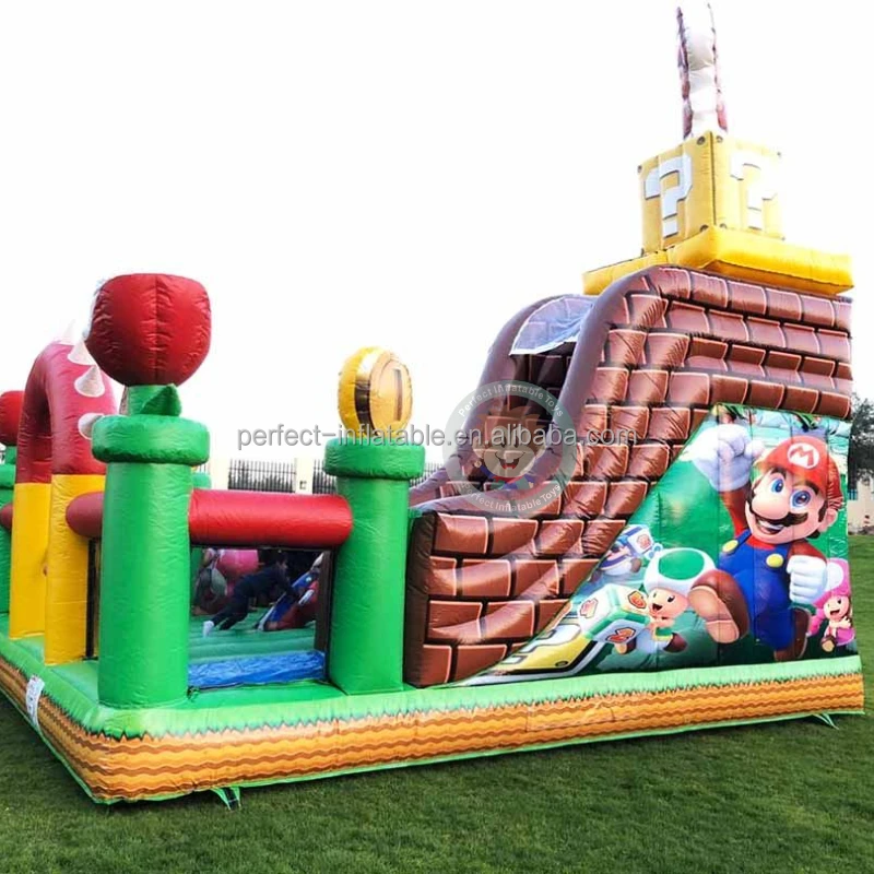 Wholesale Party Jumpers Inflatable Mario Bros Inflatable Playground