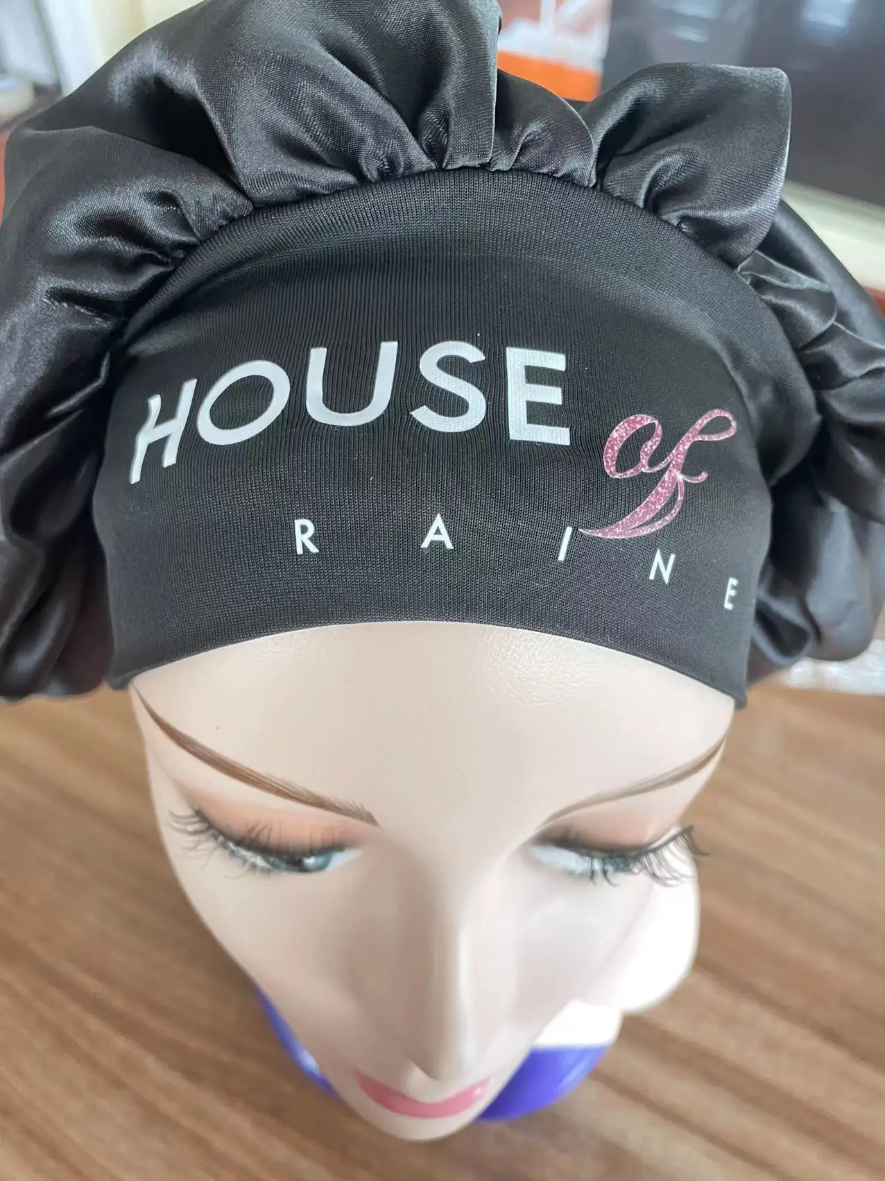 Design Your Logo Silk Satin Soft Edge Wraps Frontal Scarf Sew