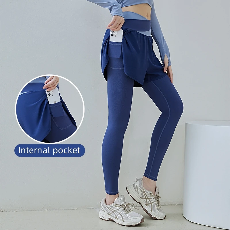 2024 Suppliers Custom For Women Sports High Waisted Workout Soft Polyester Two Piece Matching Leggings Fitness Yoga Pants