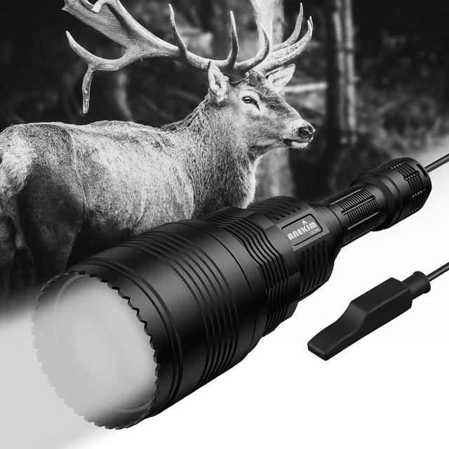 ANEKIM UC90 IR Illuminator Kit, VCSEL 850nm IR Flashlight with Silent Switch 3 Mode Night Vision 940nm torch
