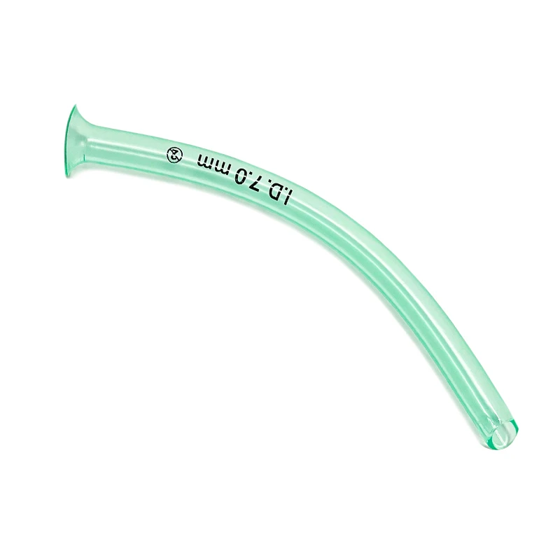 Factory Wholesale 7mm PVC Nasal Catheter Nasopharyngeal Airway Trumpet Type Soft Medical First Aid Kit Supplies