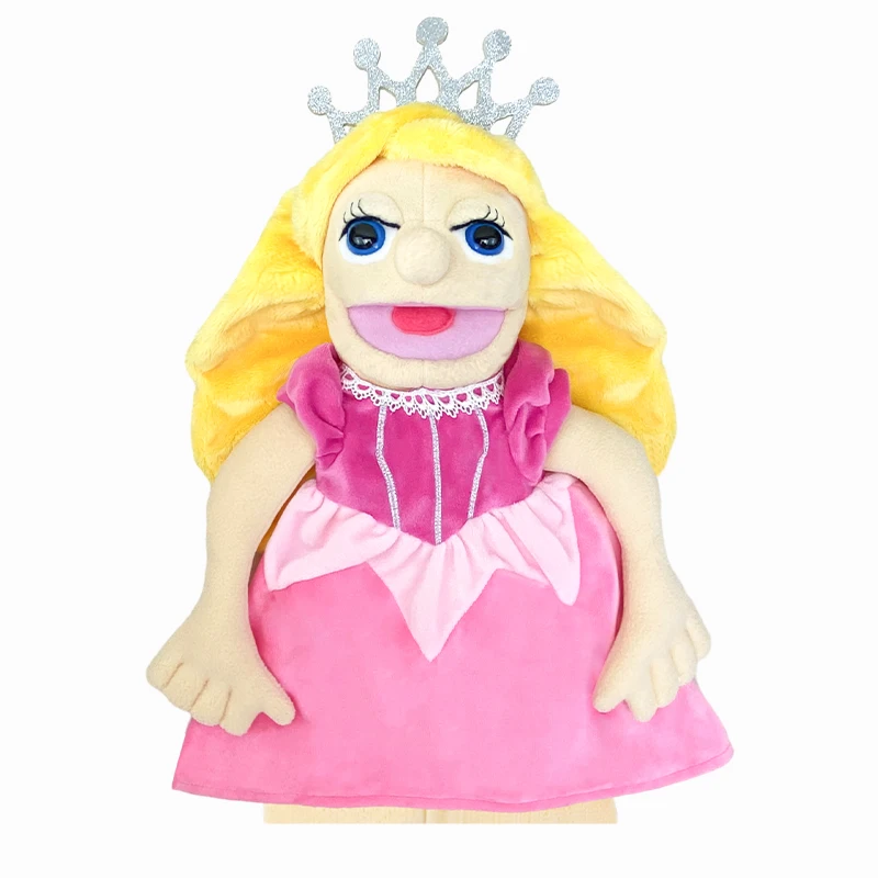 Professional Hand Puppet Toy with Moving Mouth for Role Play Parent-Child Interactive PP Cotton Fill Speech Doll Toy