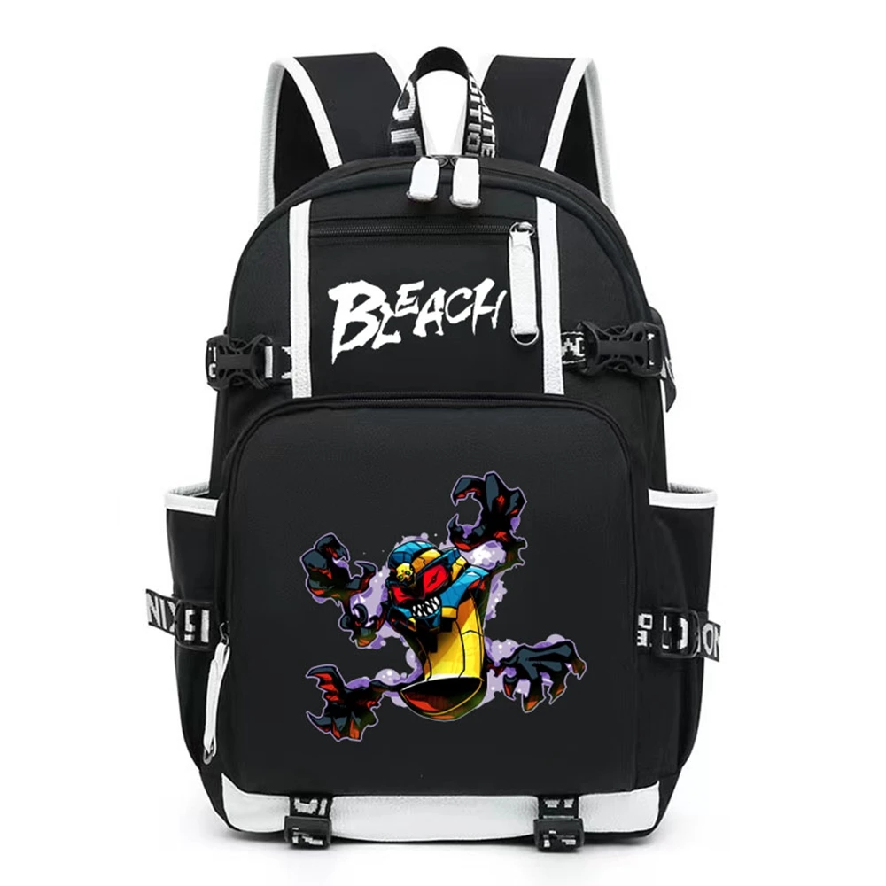 Anime Bleach Backpack - Kurosaki Ichigo Rukia Print display picture 1