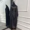 Black cardigan + inside + hijab