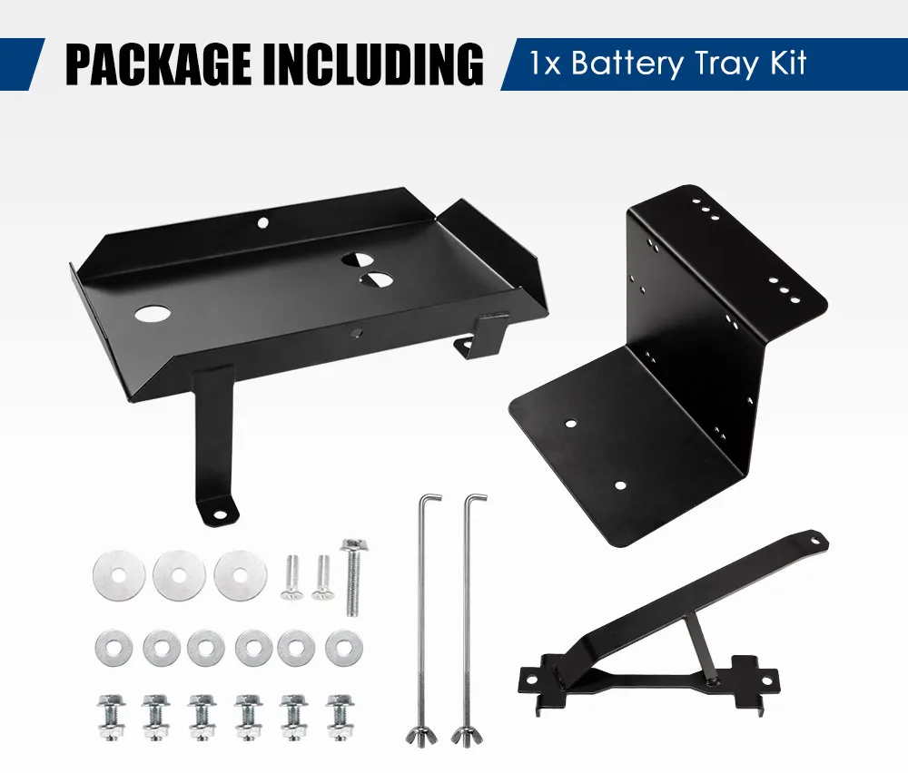 San Hima Dual Battery Tray Kit Fit For Toyota Hililux 20052015 Diesel Kun25 Kun26 Buy Battery