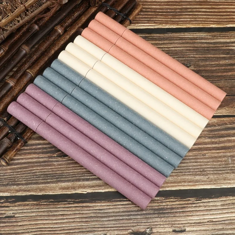 10g Paper Incense Stick Tube Colorful Thickening Incense Barrel Small