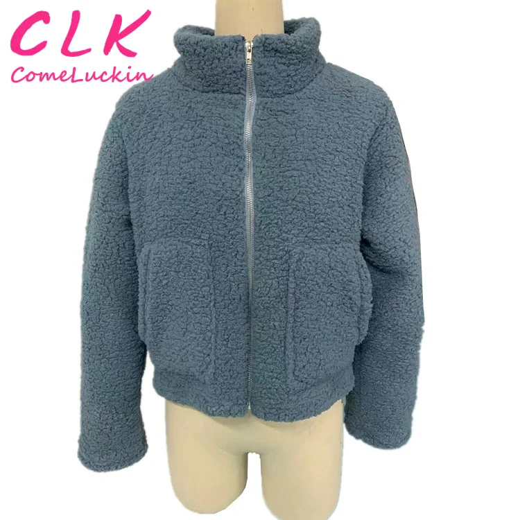 3xl 2024 New Winter Fashion Ladies Jackets Plush Cardigan Short Jacket   H99d31c2a3df449afbfac9d6aa341619ax 