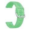 light green band silver buckle