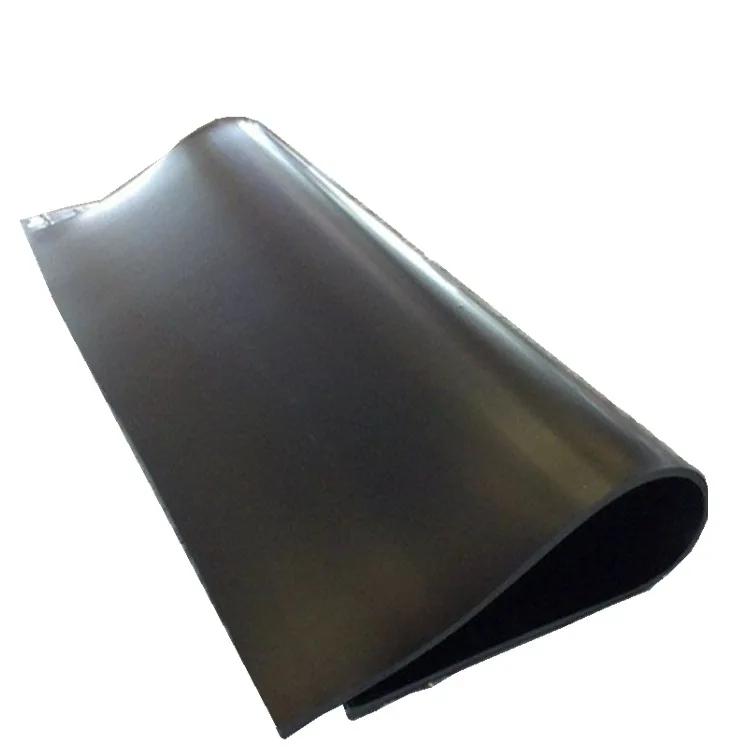 Industrial Smooth Impression Fabric Recycled Reclaimed SBR NBR CR EPDM Vulcanized Rubber Sheet