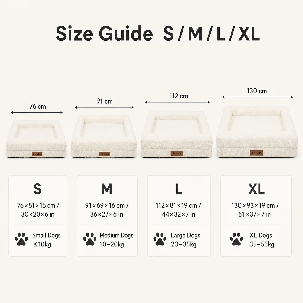 Fully Detachable White Boucle Pet Sofa — Product details 6