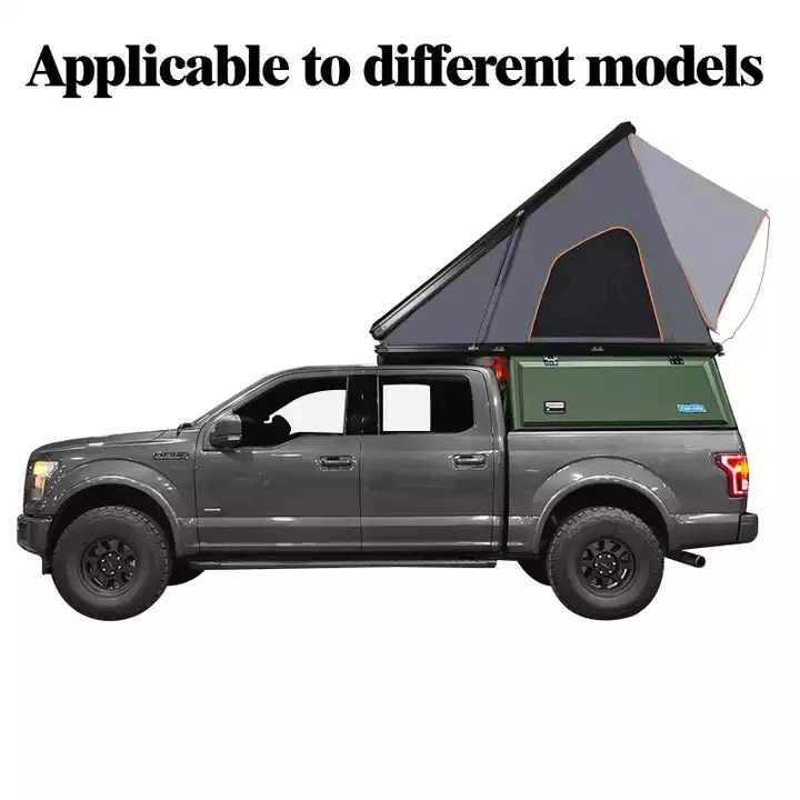 Camping Aluminum 4 Person Roof Top Tent Car Rooftop Tent Triangle ...