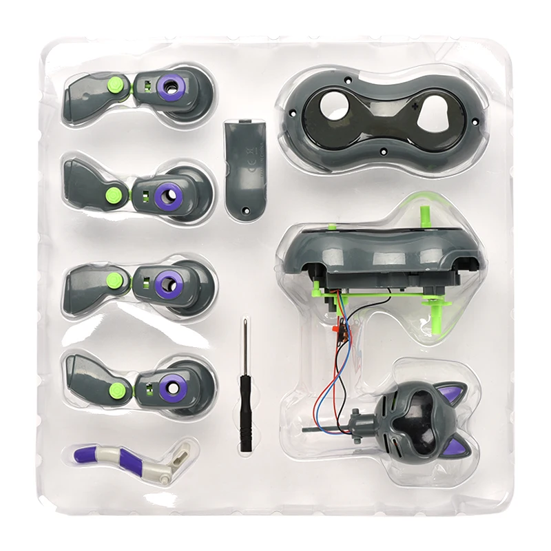 Игрушка-робот «сделай сам» для детей Самосборная игрушка-робот со звуком и подсветкой разборный робот