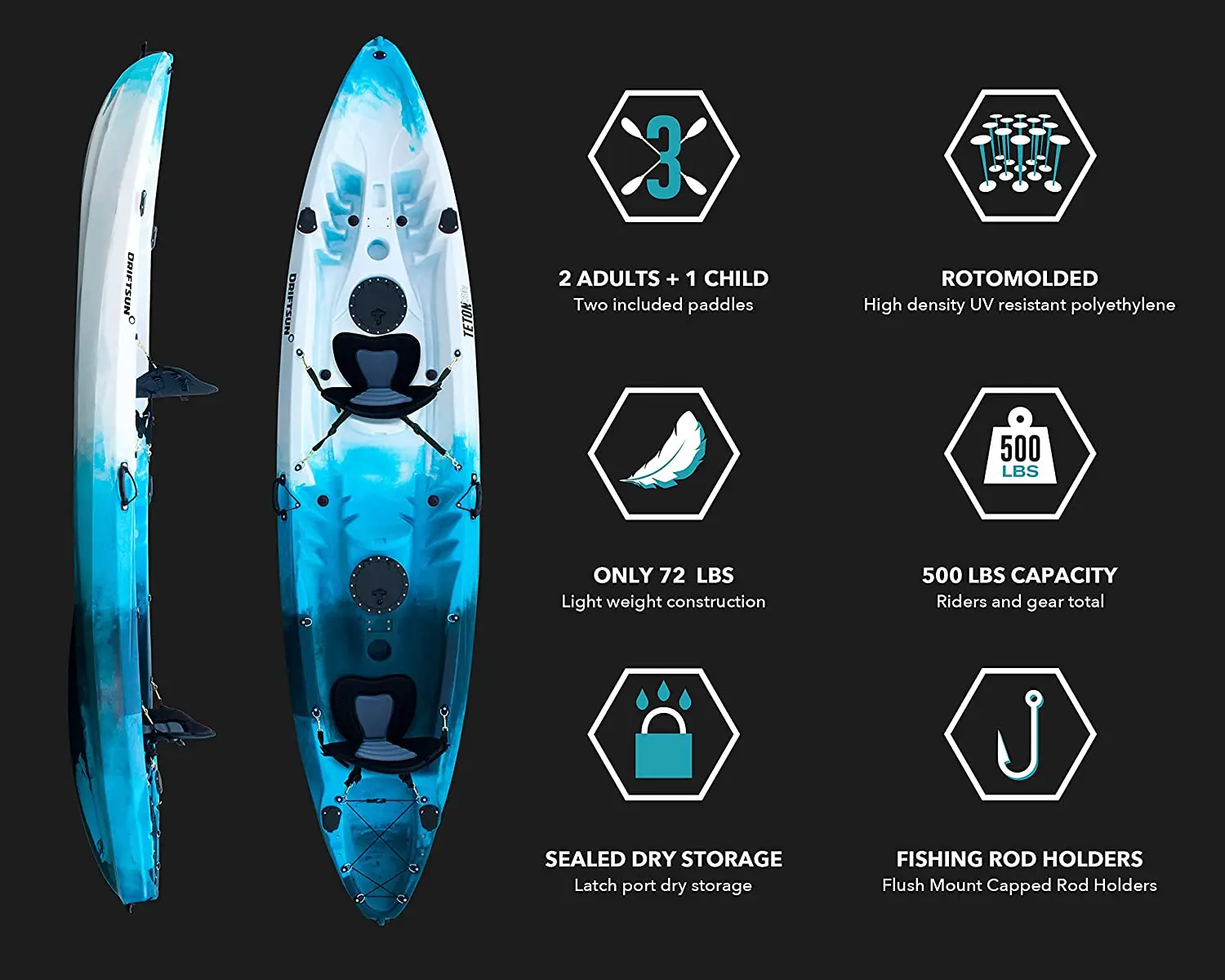 12ft 3 Person Paddle Pesca Tandem Rotomolded Fishing Plastic River Sailing 2 Person Sit on Top Family Kayak Canoe 12ft 3 Person Paddle Pesca Tandem Rotomolded Fishing Plastic River Sailing 2 Person Sit on Top Family Kayak Canoe
