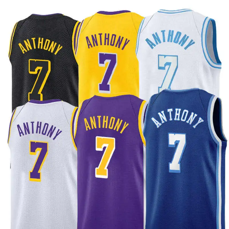 Customized Men Nb A Basketball Jerseys Best Quality Stitched Embroidery ...