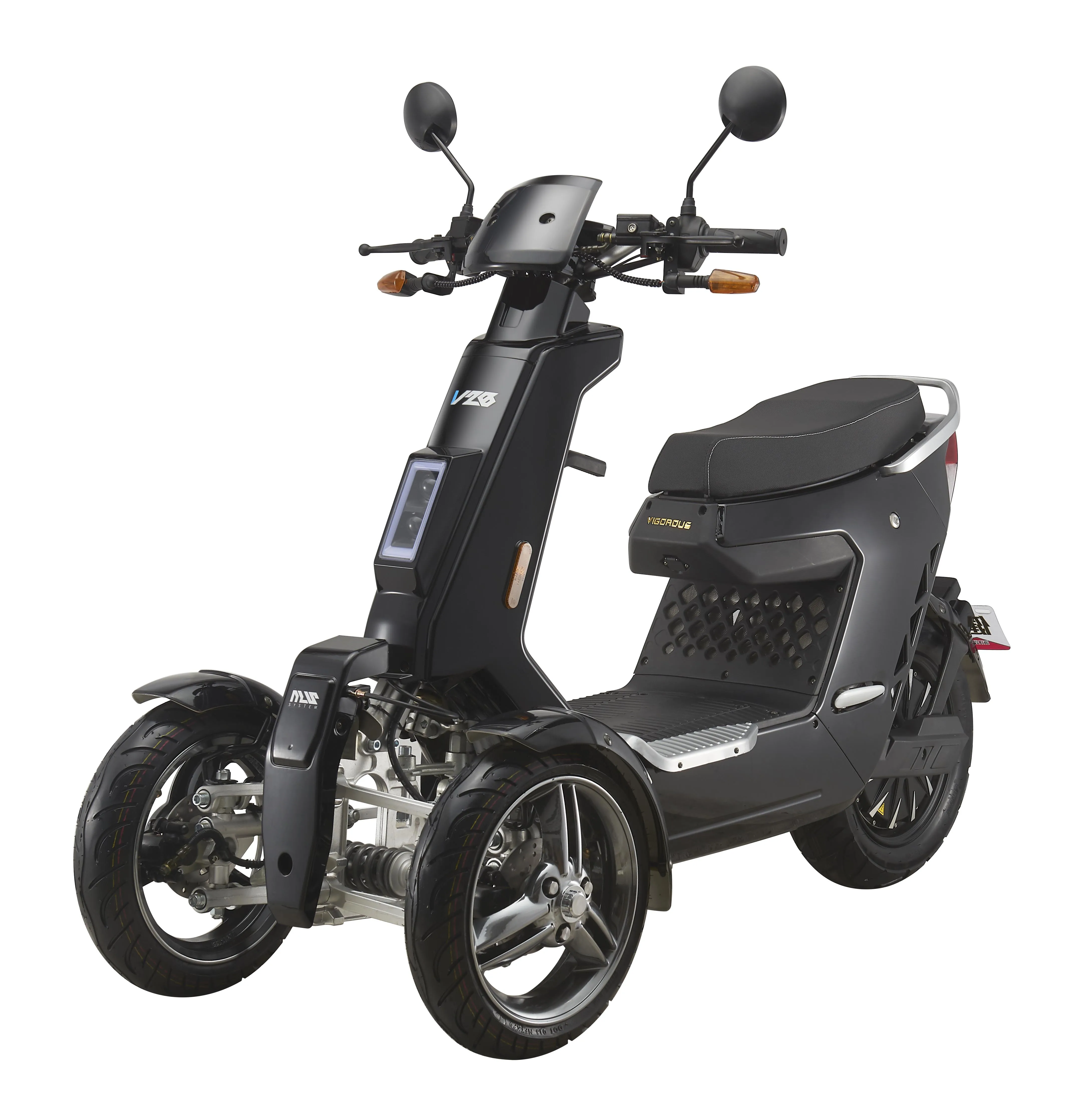 VIGOROUS V28 Reverse 3 Wheel Electric Scooter Eec Electric Passenger Tricycle with MLS System