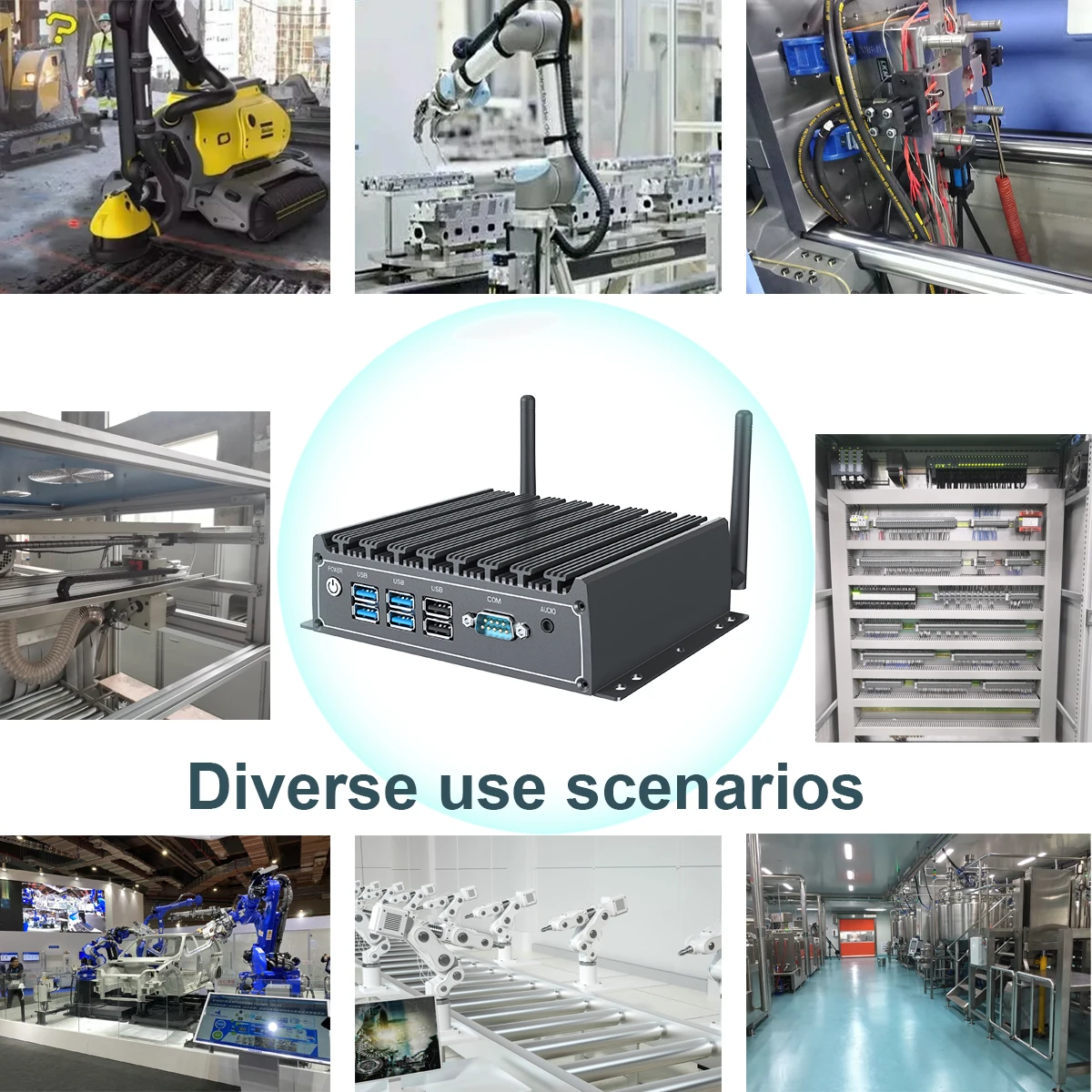 Industrial Computer I7 I5 1065g7 10510u Dual I59300h I58500