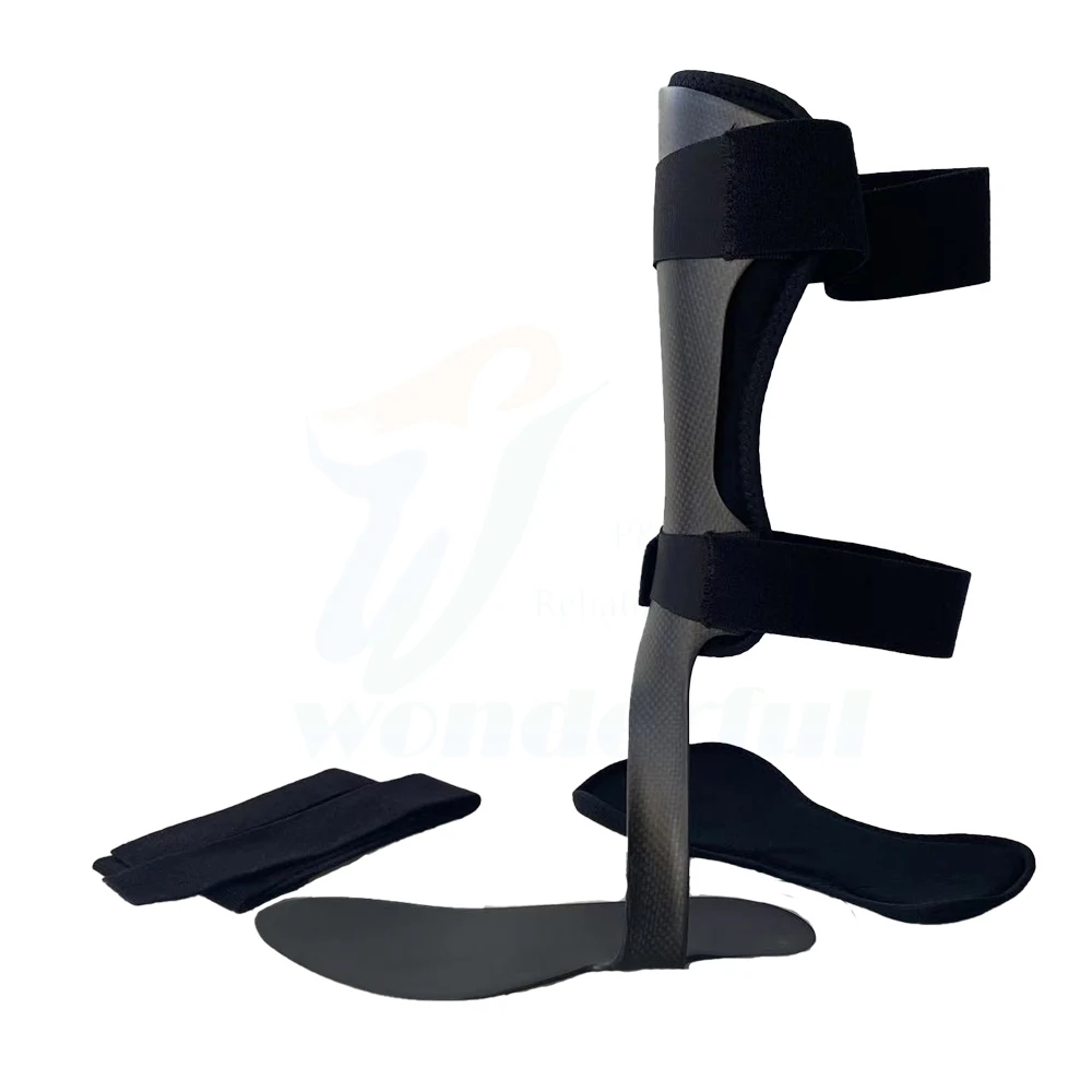 AFO Medical Carbon Fiber Ankle Foot Orthotic (AFO) Drop Foot Orthotic AFO Carbon Fiber Ankle Foot Orthosis manufacture