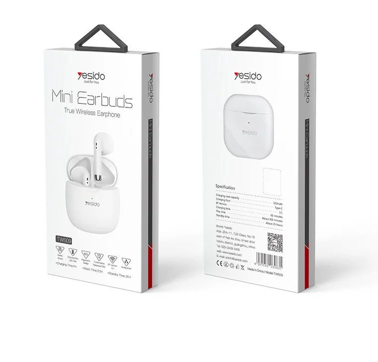 Yesido True Wireless With Charging Station Tws Earphones Earbuds - Buy ...