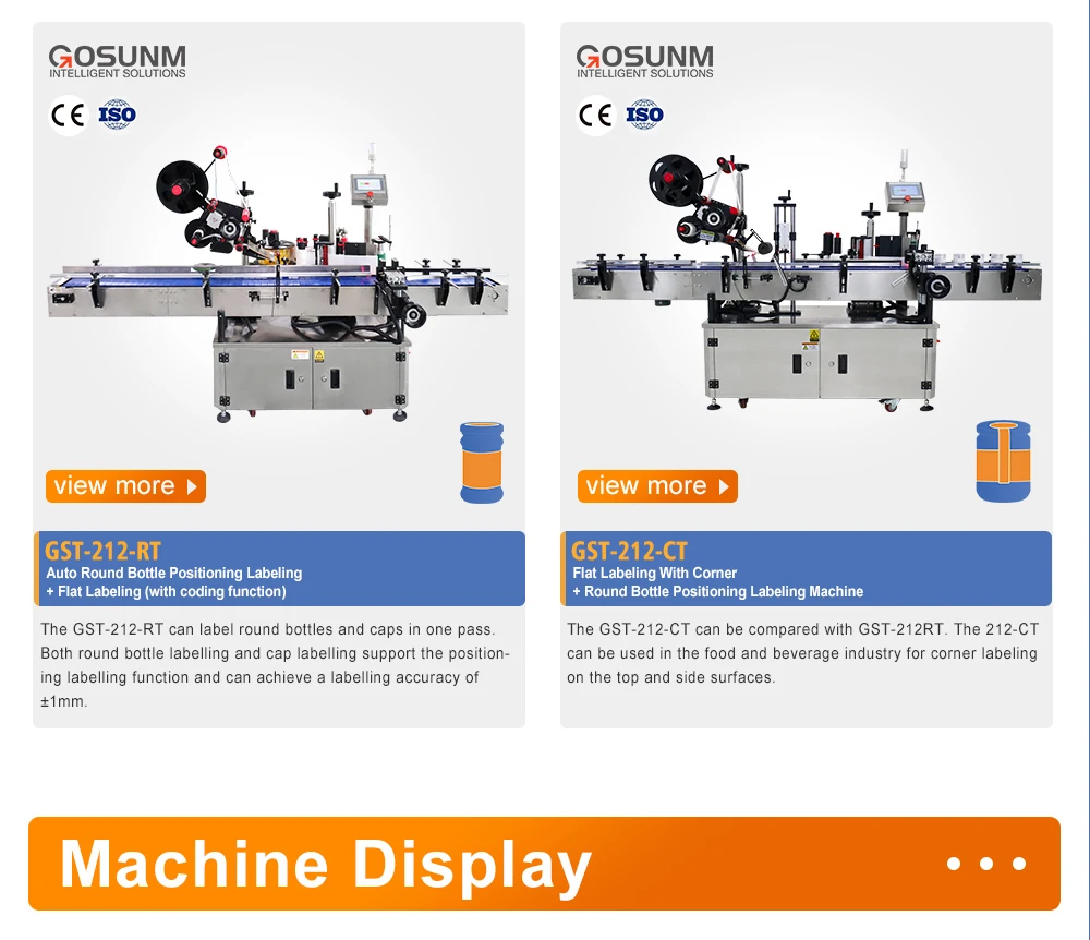 Gosunm Basic Hand-Operated Bottle Labeling Machine Wider Type High ...